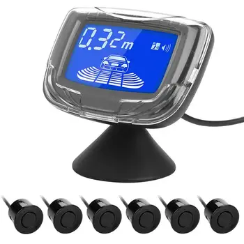 Vehemo Auto Reverse Radar Car Reverse Radar Portable Backup Parking Radar Alarm System Detector 6 Sensors LCD Display Universal
Vehemo Auto Reverse Radar Car Reverse Radar Portable Backup Parking Radar Alarm System Detector 6 Sensors LCD Display Universal