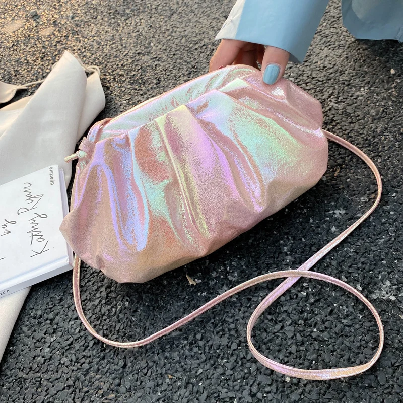 New Cloud Shape Women Day Clutch Bag Pleated Dumpling Shoulder Messenger Bag Small Cute Lady Crossbody Handbag
New Cloud Shape Women Day Clutch Bag Pleated Dumpling Shoulder Messenger Bag Small Cute Lady Crossbody Handbag