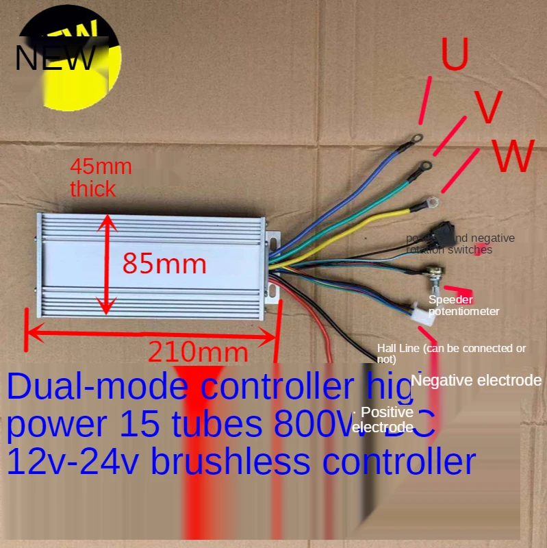 DC12V-24V бесщеточным Мотором контроллер высокой мощности Светодиодный драйвер 800W 40A
DC12V-24V бесщеточным Мотором контроллер высокой мощности Светодиодный драйвер 800W 40A