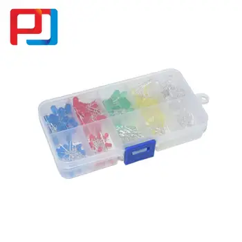 200PC/Set 3MM 5MM Led Kit With Box Mixed Color Red Green Yellow Blue White Light Emitting Diode Assortment 20PCS Each New
200PC/Set 3MM 5MM Led Kit With Box Mixed Color Red Green Yellow Blue White Light Emitting Diode Assortment 20PCS Each New