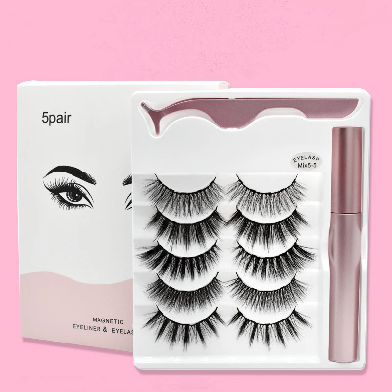 5 Pairs of mixed magnetic false eyelashes liquid eyeliner set magnetic eyeliner tweezers 5Mix magnetic eyelashes Makeup Tools
5 Pairs of mixed magnetic false eyelashes liquid eyeliner set magnetic eyeliner tweezers 5Mix magnetic eyelashes Makeup Tools