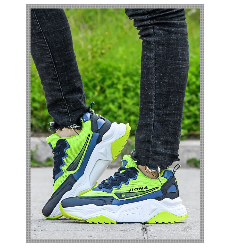 BONA 2020 New Designers Trendy Sneakers Women Jogging Shoes Trainers Lace Up Running Shoes Ladies Sport Shoes Feminimo Footwear BONA 2020 New Designers Trendy Sneakers Women Jogging Shoes Trainers Lace Up Running Shoes Ladies Sport Shoes Feminimo Footwear