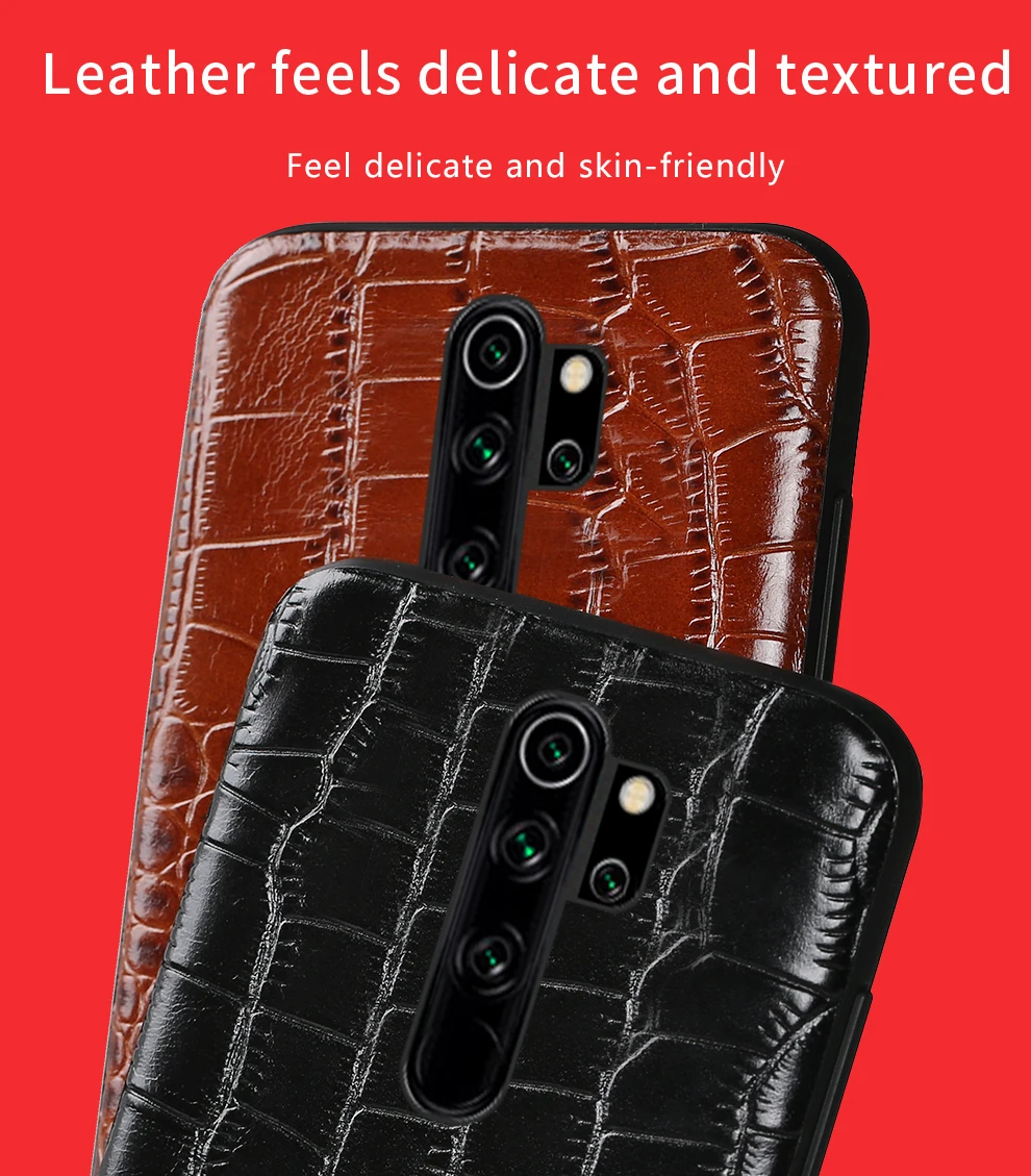 Original Leather Case for Xiaomi Redmi Note 8 Pro 8T Note 9 Pro 9S Note 7 6 5 Cover For Mi 10 8 9 Note 10 Lite 9T Poco F2 Pro A3