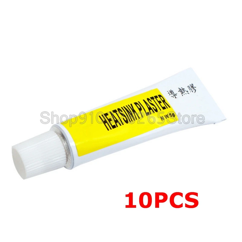 

10PCS Star-922 GPU CPU Thermal Silicone Grease Compound Glue Cool Cooling Paste Heat Sink Viscous Adhesive Glue Strongly Sticky