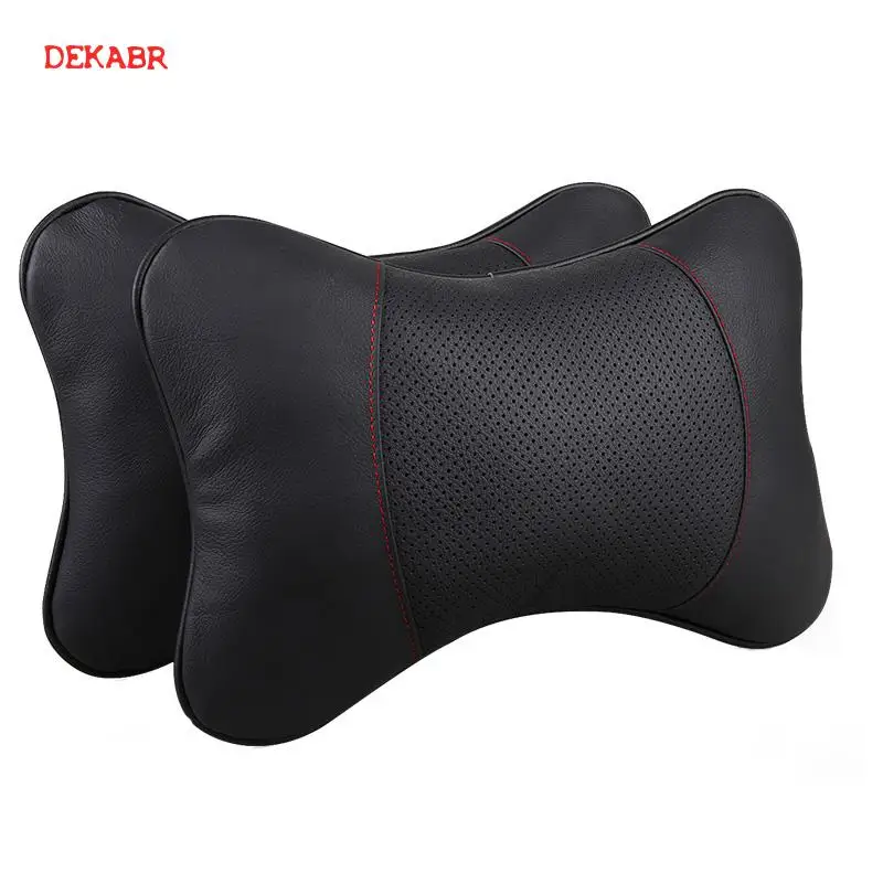 2PCS Genuine Leather Car Seat Neck Pillow Protection Safety Auto Headrest Support Rest Cushion Black Car Seats Accessories
2PCS Genuine Leather Car Seat Neck Pillow Protection Safety Auto Headrest Support Rest Cushion Black Car Seats Accessories