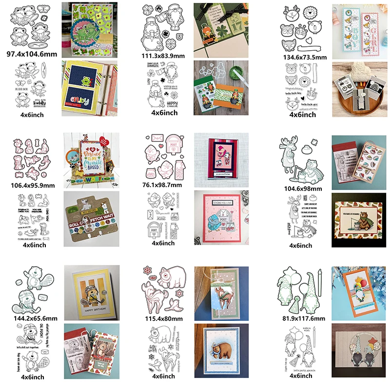 Hot Animal Set Frog Squirrel Little Bear Word Metal Cutting Dies&transparent Clear Stamps for Diy Scrapbooking Album Paper Card
Hot Animal Set Frog Squirrel Little Bear Word Metal Cutting Dies&transparent Clear Stamps for Diy Scrapbooking Album Paper Card