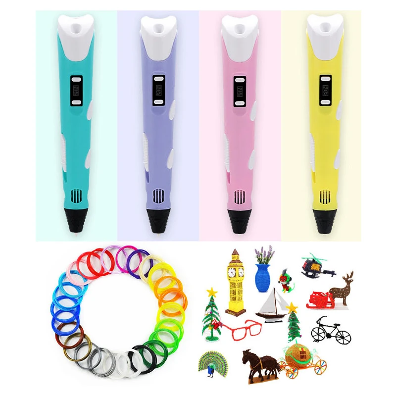 DIY 3D Printing Pen Printer Pen 12V 2A Smart 3D Pen 3D Drawing Pens PLA Filament For Kids Child Educational Toys Birthday Gifts
DIY 3D Printing Pen Printer Pen 12V 2A Smart 3D Pen 3D Drawing Pens PLA Filament For Kids Child Educational Toys Birthday Gifts