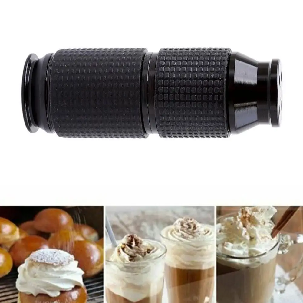 Generic Whipped Cream Cracker Dispenser Portable Mini Rubber Grip G