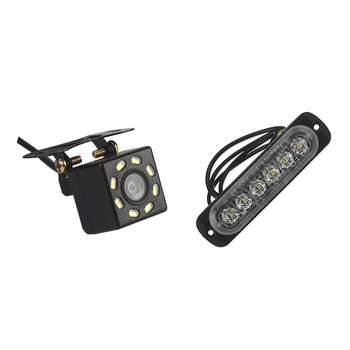 Car Rear View Camera Universal Backup Parking Camera 8 LED Night & 12V-24V 6LED Light Flash Emergency Car Vehicle
Car Rear View Camera Universal Backup Parking Camera 8 LED Night & 12V-24V 6LED Light Flash Emergency Car Vehicle