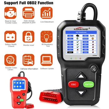 OBD2 Scanner OBD Car Diagnostic Auto Diagnostic Tool KONNWEI KW680 Read Clear Fault Error Codes Russian OBD2 Automotive Scanner
OBD2 Scanner OBD Car Diagnostic Auto Diagnostic Tool KONNWEI KW680 Read Clear Fault Error Codes Russian OBD2 Automotive Scanner
