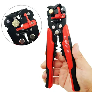 8 inch Crimper Cable Cutter Automatic Wire Stripper Multifunctional Stripping Tools Crimping Pliers Terminal Tool
8 inch Crimper Cable Cutter Automatic Wire Stripper Multifunctional Stripping Tools Crimping Pliers Terminal Tool