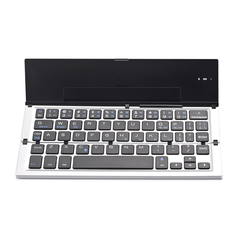 Portable Bluetooth Wireless Foldable Keyboard Mini Keypad Holder for IOS Android Windows Table PC AS99
Portable Bluetooth Wireless Foldable Keyboard Mini Keypad Holder for IOS Android Windows Table PC AS99