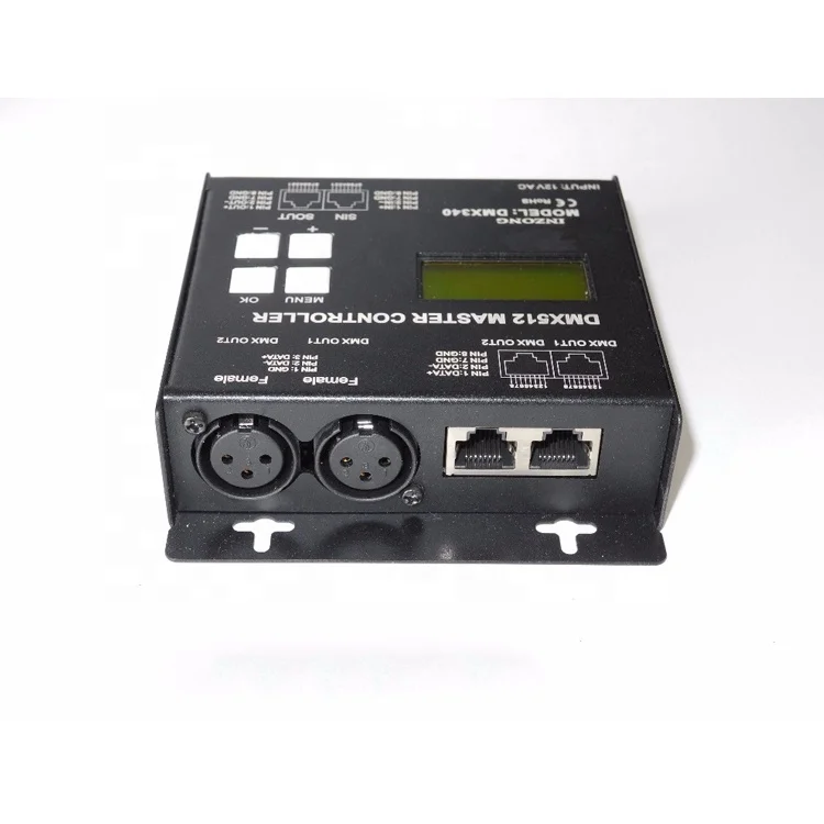 Programmable DC12V-24V Constant Voltage PWM Signal 2CH Master LED SD Card DMX Controller
Programmable DC12V-24V Constant Voltage PWM Signal 2CH Master LED SD Card DMX Controller