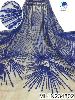 BEAUTIFICAL Blue sequins net lace fabric sequin tissu french mesh tissu dress lace fabric embroidery african laces ML1N2348
BEAUTIFICAL Blue sequins net lace fabric sequin tissu french mesh tissu dress lace fabric embroidery african laces ML1N2348
