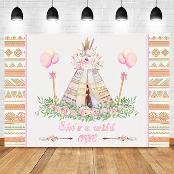Wild One Backdrop Bohemia Pink Tent Flower Phorography Background She's a Wild One Birthday Party Cake Table Banner Decoration
Wild One Backdrop Bohemia Pink Tent Flower Phorography Background She's a Wild One Birthday Party Cake Table Banner Decoration