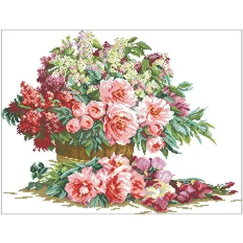 A basket of roses patterns Counted Cross Stitch 11CT 14CT 18CT DIY Cross Stitch Kit Embroidery Needlework Sets home decor
A basket of roses patterns Counted Cross Stitch 11CT 14CT 18CT DIY Cross Stitch Kit Embroidery Needlework Sets home decor