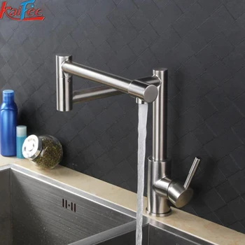 Kitchen Faucet Foldable 360 Swivel Tap Hot and Cold Water Stainless Steel Faucet
Kitchen Faucet Foldable 360 Swivel Tap Hot and Cold Water Stainless Steel Faucet