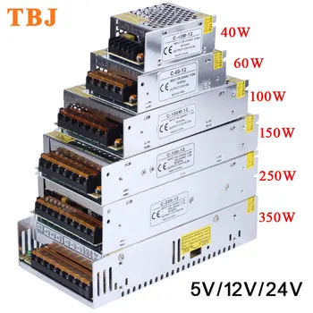 

DC12V DC24V 15W 24W 36W 48W 60W 72W 100W 150W 200W 300W 360W 400W 600W LED Driver Lighting Transformer Switching Power Supply