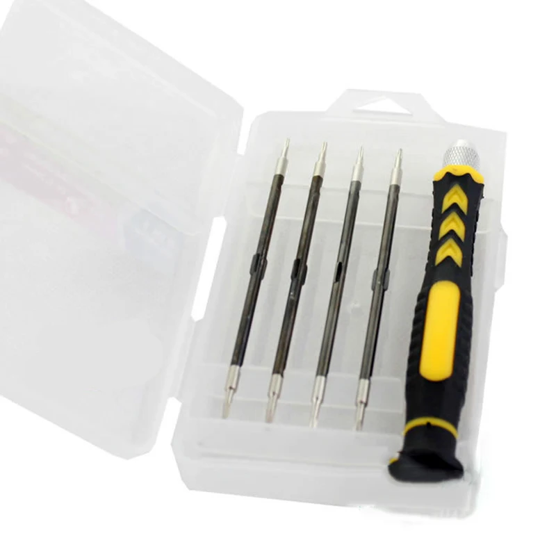 PARON 5 In1 Manual Universal Screwdriver Mini Set Torx Screw Driver Tools Series Bit for Glasses Handle Phone Repair
PARON 5 In1 Manual Universal Screwdriver Mini Set Torx Screw Driver Tools Series Bit for Glasses Handle Phone Repair