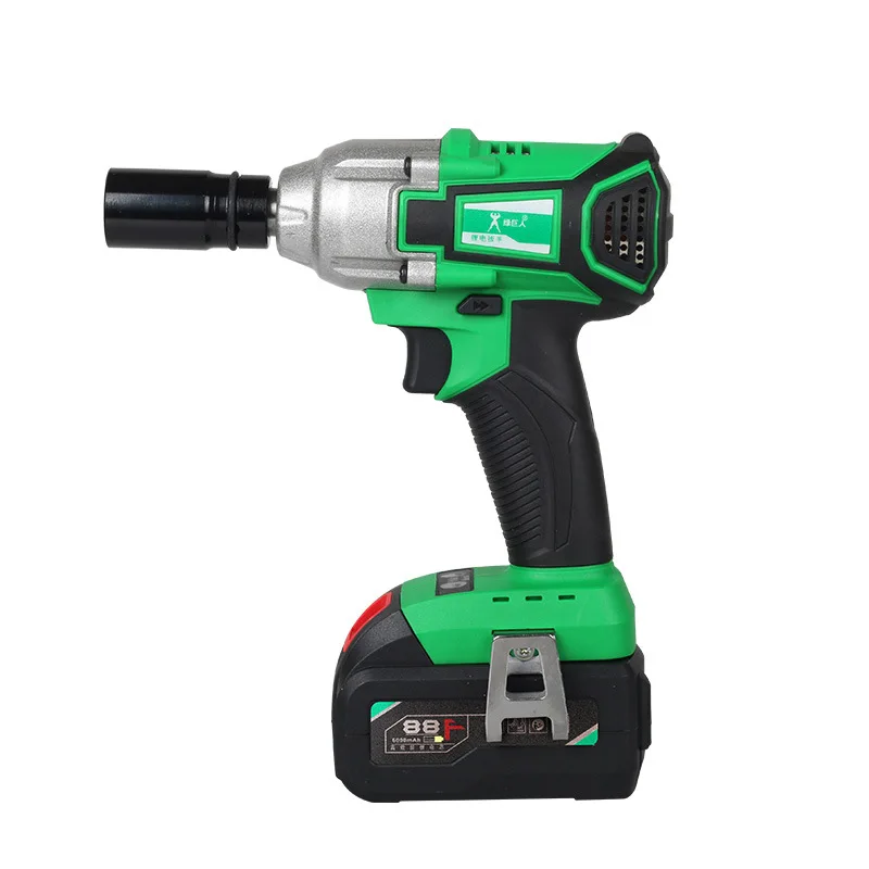 Hulk Electric Wrench Brushless Rechargeable Wrench Impact Wrench Lithium Scaffolders Woodworking Foot Hand Sleeve Wind Gun
Hulk Electric Wrench Brushless Rechargeable Wrench Impact Wrench Lithium Scaffolders Woodworking Foot Hand Sleeve Wind Gun