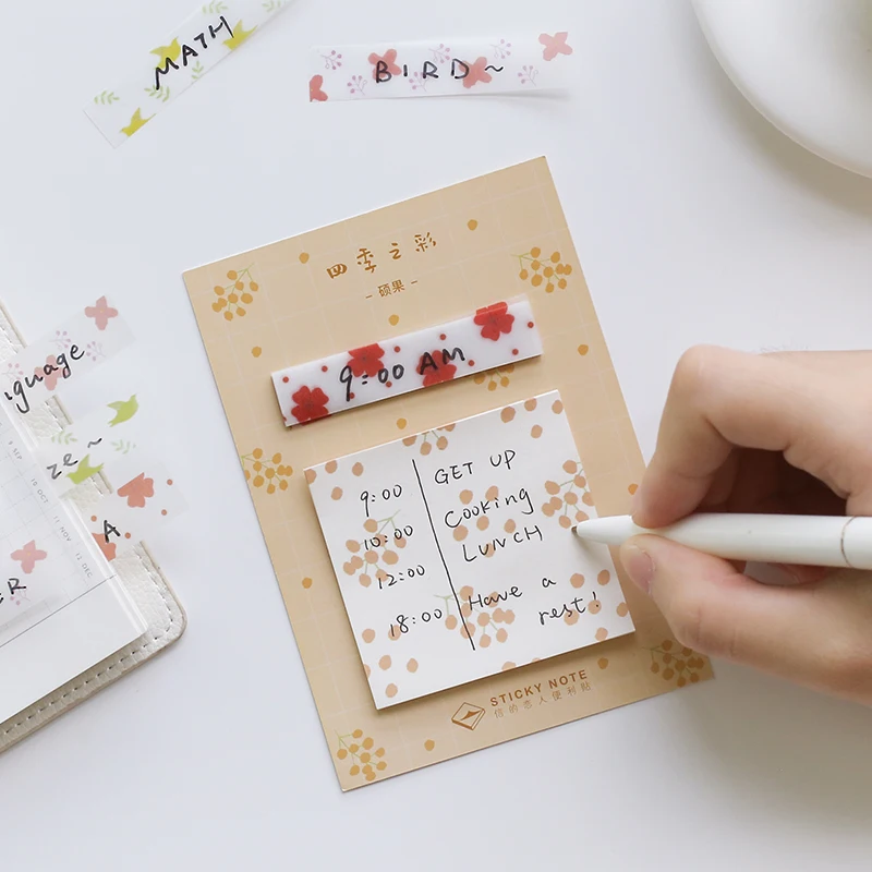 36 pcs/Lot The color of season memo sticky note Mini adhesive pad Post Marker planner sticker it Stationery Office School A6766
36 pcs/Lot The color of season memo sticky note Mini adhesive pad Post Marker planner sticker it Stationery Office School A6766