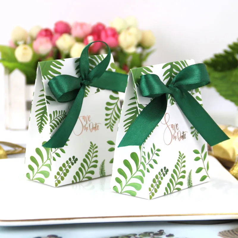 10pcs European Wedding Favor Candy Box Green Forest Style Chocolate Gift Box With Ribbon For Baby Shower Birthday Party Supplies
10pcs European Wedding Favor Candy Box Green Forest Style Chocolate Gift Box With Ribbon For Baby Shower Birthday Party Supplies