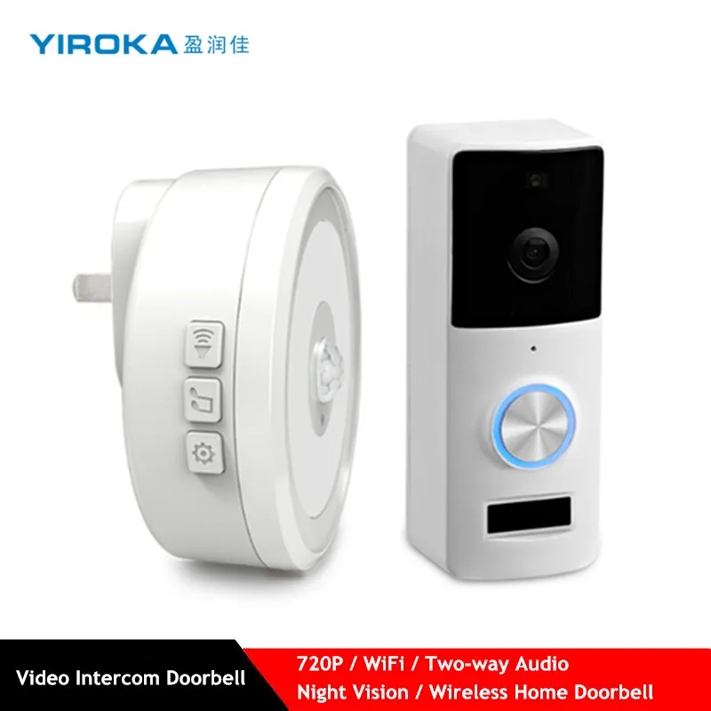 YIROKA WiFi Video Intercom Doorbell PIR Motion Detection Night Vision Smart Home Wireless Video Doorbell Remote Monitoring
YIROKA WiFi Video Intercom Doorbell PIR Motion Detection Night Vision Smart Home Wireless Video Doorbell Remote Monitoring