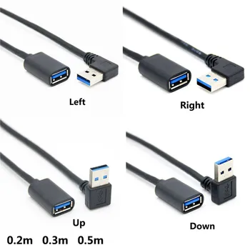 20cm 30cm 50cm 90 Degree USB 3.0 A male to female Adapter Cable Angle Extension Extender Fast Transmission Left/Right/Up/Down 
20cm 30cm 50cm 90 Degree USB 3.0 A male to female Adapter Cable Angle Extension Extender Fast Transmission Left/Right/Up/Down