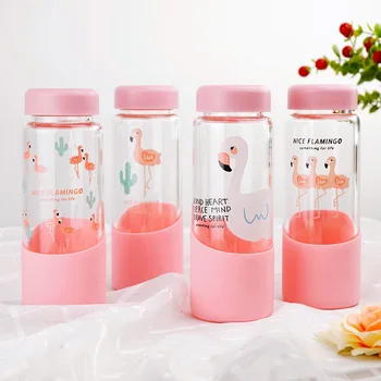 Creative Cartoon Flamingo Transparent Borosilicate Glass with Silicone Cup Set 450ml Large Capacity Heat Resistant Portable Cups
Creative Cartoon Flamingo Transparent Borosilicate Glass with Silicone Cup Set 450ml Large Capacity Heat Resistant Portable Cups