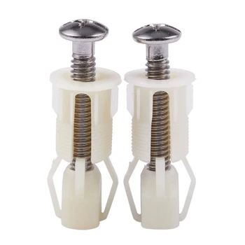 2pcs DIY Plastic Toilet Seat Screws Fixings Fit Toilet Seats Hinges Repair Tools Type&Size:4# 38Mmx5mm
2pcs DIY Plastic Toilet Seat Screws Fixings Fit Toilet Seats Hinges Repair Tools Type&Size:4# 38Mmx5mm