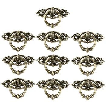 10Pcs Vintage Kitchen Cabinet Cupboard Dresser Door Drawer Ring Pull Handles Knobs (Antique Brass) 
10Pcs Vintage Kitchen Cabinet Cupboard Dresser Door Drawer Ring Pull Handles Knobs (Antique Brass)