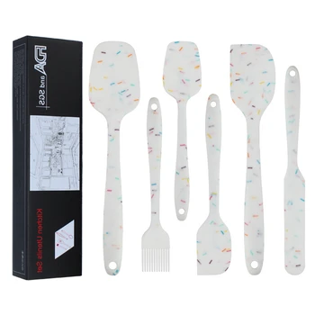 Set of 6 Silicone Baking Pastry Spatulas Oil Brush Blender Cutter Bakeware Bake Tools Gadget Accessories Cake Mixing
Set of 6 Silicone Baking Pastry Spatulas Oil Brush Blender Cutter Bakeware Bake Tools Gadget Accessories Cake Mixing