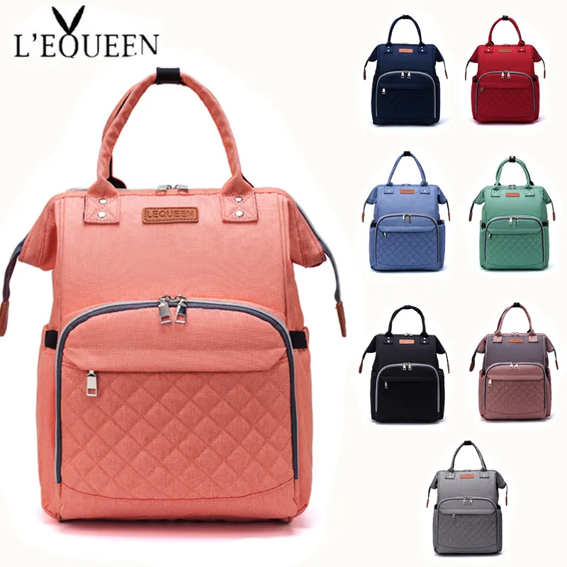 LEQUEEN Mummy Maternity Diaper Bag Backpack Waterproof Outdoor With Stoller Travel Nursing Nappy Baby Bags For Baby Care 
LEQUEEN Mummy Maternity Diaper Bag Backpack Waterproof Outdoor With Stoller Travel Nursing Nappy Baby Bags For Baby Care