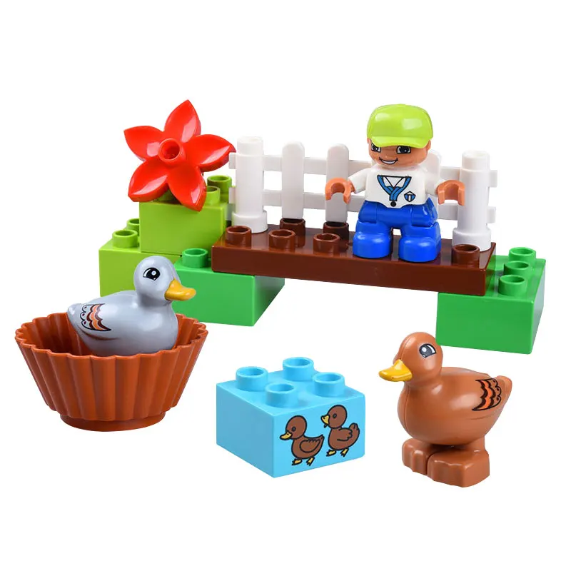 Duplo Series Animals Farm Large Particles Ducks Figure Building Blocks Aducational Toys For Children Compatible Duploe Sets
Duplo Series Animals Farm Large Particles Ducks Figure Building Blocks Aducational Toys For Children Compatible Duploe Sets