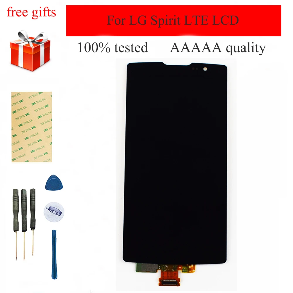 For LG Spirit LTE H440 H442 H440Y H443 H420 H445 C70 Touch Screen Digitizer Sensor + LCD Display Monitor Assembly
For LG Spirit LTE H440 H442 H440Y H443 H420 H445 C70 Touch Screen Digitizer Sensor + LCD Display Monitor Assembly