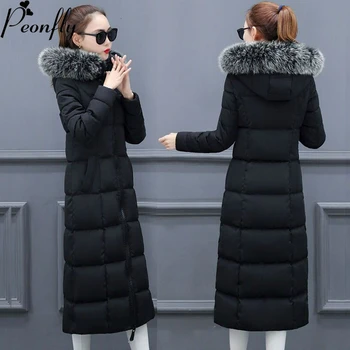 PEONFLY Solid Color Winter Jacket Women Long Thick Warm Parka Coat Women Fashion Slim Hoodies Cotton Padded Plus Size
PEONFLY Solid Color Winter Jacket Women Long Thick Warm Parka Coat Women Fashion Slim Hoodies Cotton Padded Plus Size