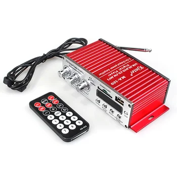 MA-120 Digital Sound Dual Channels Hifi Power Car Mini Amplifier Remote Control USB Input Motorcycle FM Radio Home Audio Player
MA-120 Digital Sound Dual Channels Hifi Power Car Mini Amplifier Remote Control USB Input Motorcycle FM Radio Home Audio Player