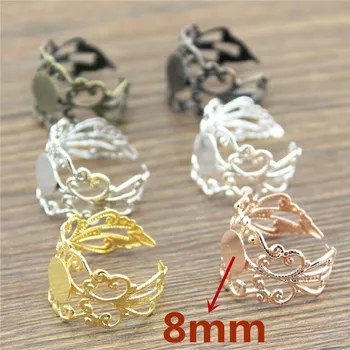 2pcs Lace Adjustable Ring Settings Base Blank Bezels Flat Copper Material Jewelry DIY Craft Accessory
2pcs Lace Adjustable Ring Settings Base Blank Bezels Flat Copper Material Jewelry DIY Craft Accessory