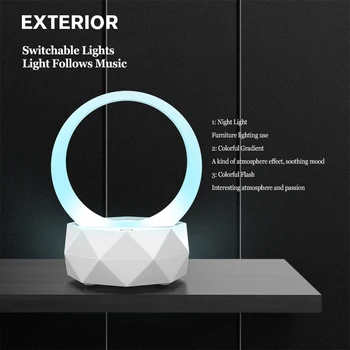 Night Light Bluetooth Wireless Mini speaker colorful Smart Audio Mobile Phone Computer Bass Sound Box
Night Light Bluetooth Wireless Mini speaker colorful Smart Audio Mobile Phone Computer Bass Sound Box
