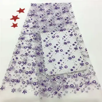 African Sequins Net Lace Fabric 2020 High Quality French Mesh Lace Fabric Nigerian Tulle Lace Fabrics For Wedding XY3216B-1
African Sequins Net Lace Fabric 2020 High Quality French Mesh Lace Fabric Nigerian Tulle Lace Fabrics For Wedding XY3216B-1