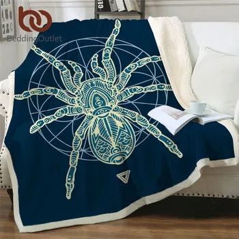 BeddingOutlet Spider Sherpa Blanket Geometry Line Art Throw Blanket Sacred Insect Custom Blanket Tarantula Blue Blanket For Bed
BeddingOutlet Spider Sherpa Blanket Geometry Line Art Throw Blanket Sacred Insect Custom Blanket Tarantula Blue Blanket For Bed