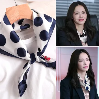 Luxury in the Spring Autumn New Fashion 70 Square silk Scarf Ms. Polka Dot Trend Sweet Warm Bag Hair Band Strap scarves women
Luxury in the Spring Autumn New Fashion 70 Square silk Scarf Ms. Polka Dot Trend Sweet Warm Bag Hair Band Strap scarves women