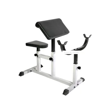 YFCM-6 Bicep Exercise Chair Stool Fitness Barbell Pastor Chair Biceps Training Shelf Rack Frame Board Indoor Training Equipment
YFCM-6 Bicep Exercise Chair Stool Fitness Barbell Pastor Chair Biceps Training Shelf Rack Frame Board Indoor Training Equipment