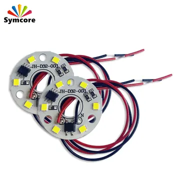 DIY LED Bulb Lamp AC220V Input Smart IC LED Bean LED Chip For Bulb Light SMD 3W 32mm Light Chip Pure White welding 30cm wire
DIY LED Bulb Lamp AC220V Input Smart IC LED Bean LED Chip For Bulb Light SMD 3W 32mm Light Chip Pure White welding 30cm wire