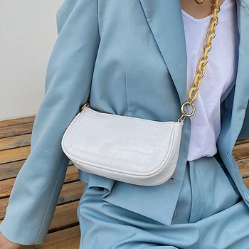 NEW French Design Fashion Stone Pattern Armpit Bag & Elegant Chain Shoulder Bag Messenger Bag Handbag Width 20cm Height 11cm 
NEW French Design Fashion Stone Pattern Armpit Bag & Elegant Chain Shoulder Bag Messenger Bag Handbag Width 20cm Height 11cm