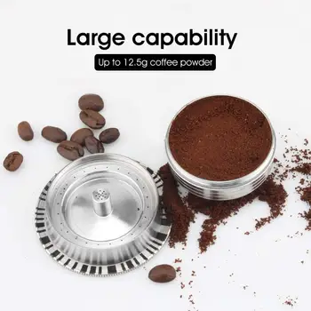 ICafilas Stianless Steel Reusable Big CUP(230ML) For Nespresso Vertuo Refillable Coffee Capsule Filter Vertuoline Filter
ICafilas Stianless Steel Reusable Big CUP(230ML) For Nespresso Vertuo Refillable Coffee Capsule Filter Vertuoline Filter