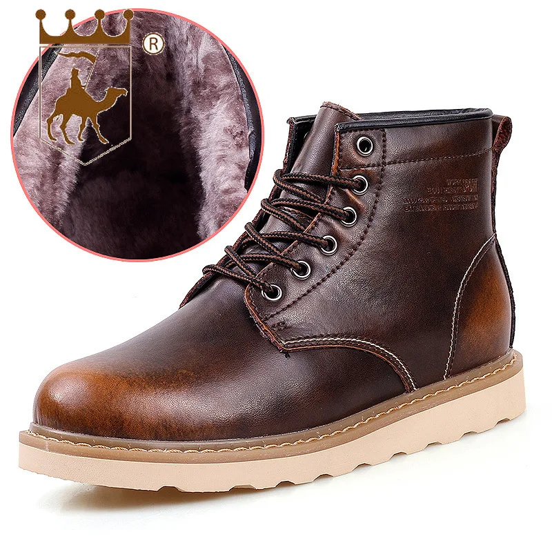 2018 Autumn Winter New Boots Men's Plus Velvet Outdoor Retro Casual Warm Leather Boots Non-slip High Quality Footwear
2018 Autumn Winter New Boots Men's Plus Velvet Outdoor Retro Casual Warm Leather Boots Non-slip High Quality Footwear