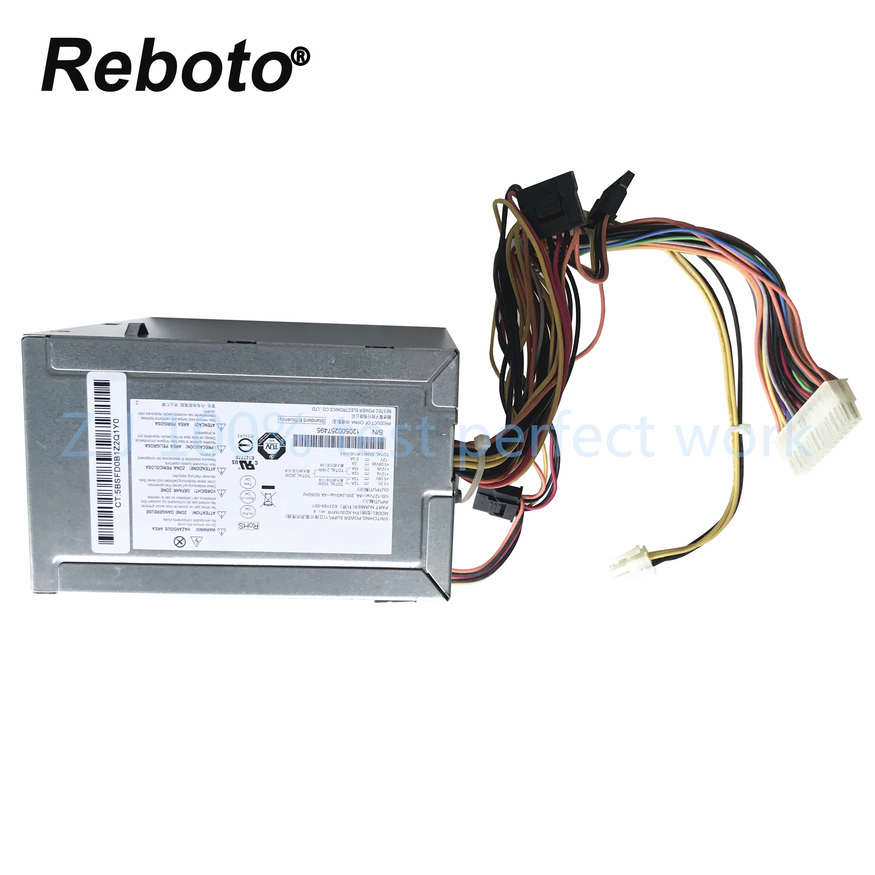 Оригинал для HP D10-300N1A 300W источник питания FH-XD301MYP 633189-001 24Pin + 4Pin 100% протестирован