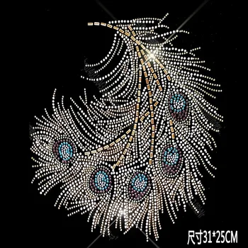 2020 New Arrival Colorful Rhinestones Feather Pattern Iron on Patches for Clothes Hot Transfer T-shirt Sticker
2020 New Arrival Colorful Rhinestones Feather Pattern Iron on Patches for Clothes Hot Transfer T-shirt Sticker