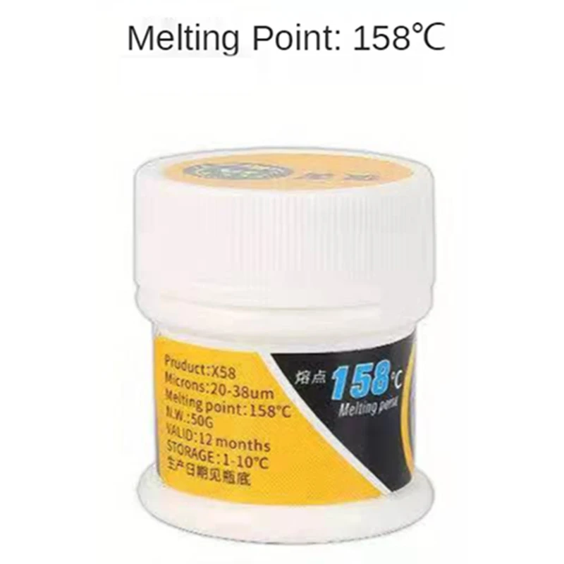 1pcs Middle Layer Low Temperature 158℃ Chip 183℃ Lead-Free Solder Paste Suitable For Motherboard Middle Layer And Chip Repair
1pcs Middle Layer Low Temperature 158℃ Chip 183℃ Lead-Free Solder Paste Suitable For Motherboard Middle Layer And Chip Repair